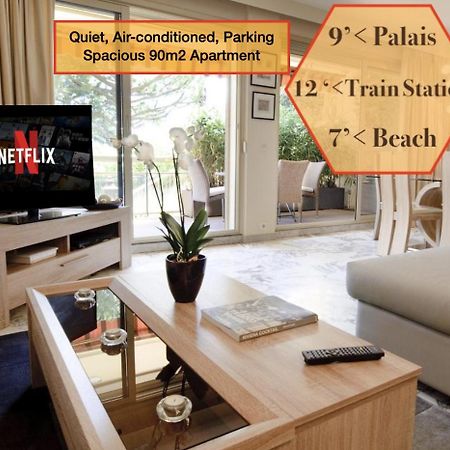 90M2 Apartement - Les Palmiers De 戛纳 外观 照片